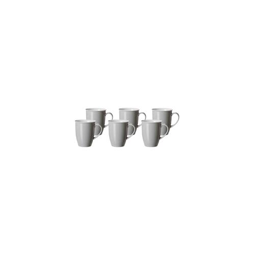 Ritzenhoff & Breker DOPPIO Kaffeebecher 320 ml grau 6er Set