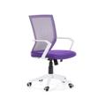 Chaise de bureau violet foncé réglable en hauteur