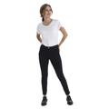 KAFFE Jeans KAvicky Damen Skinny Jeans Slim Fit Hose mit Hoher Taille Stretch Black Deep 44