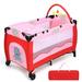 Baby Crib Playpen Playard Pack Travel Infant Bassinet Bed Foldable - 49" x 26" x 30" (L x W x H)