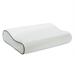 Memory Foam Sleep Pillow Orthopedic Contour Cervical Neck Support - White