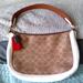 Coach Bags | Coach Sutton Signature Shoulder Bag (52577) | Color: Brown/White | Size: Os