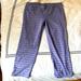 Athleta Pants & Jumpsuits | Athleta Cropped Purple And Gray Striped Leggings | Color: Gray/Purple | Size: M