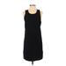 Tildon Casual Dress - Shift: Black Solid Dresses - Women's Size Small