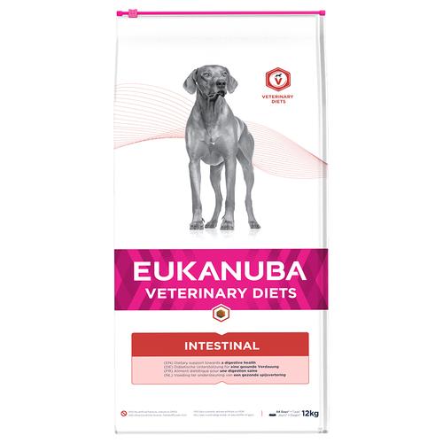 2x 12kg Eukanuba VETERINARY DIETS Adult Intestinal Hundetrockenfutter