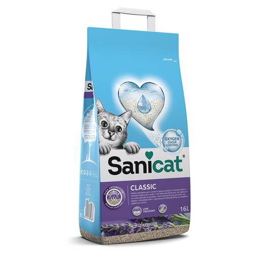 2x16 l Sanicat Classic Lavendel Katzenstreu