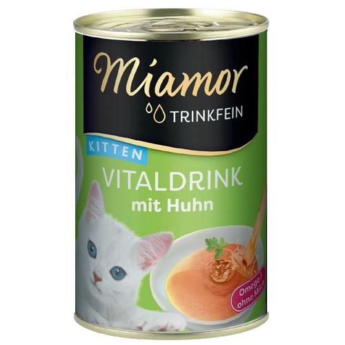 24x135ml Kitten mit Huhn Miamor Trinkfein Vitaldrink Ergänzungsfutter Katze