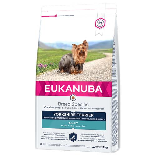 3x2kg Adult Breed Specific Yorkshire Terrier Eukanuba Hundefutter trocken