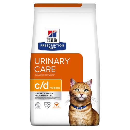 12kg Hill's Prescription Diet c/d Multicare Urinary Care mit Huhn Katzenfutter trocken