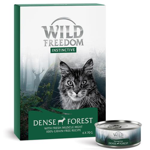 24 x 70 g Dense Forest - Hirsch Wild Freedom Muskelfleisch getreidefrei