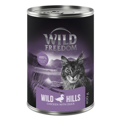 6 x 400 g Wild Hills - Ente & Huhn Wild Freedom Nassfutter (getreidefrei)
