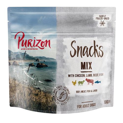 3x100g Snack Mix getreidefrei Purizon Hundesnack