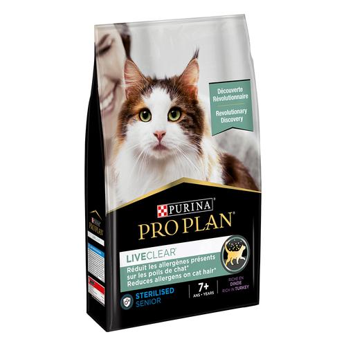 2,8kg PURINA PRO PLAN LiveClear Sterilised Adult 7+ Truthahn Katzenfutter zur Reduzierung von...