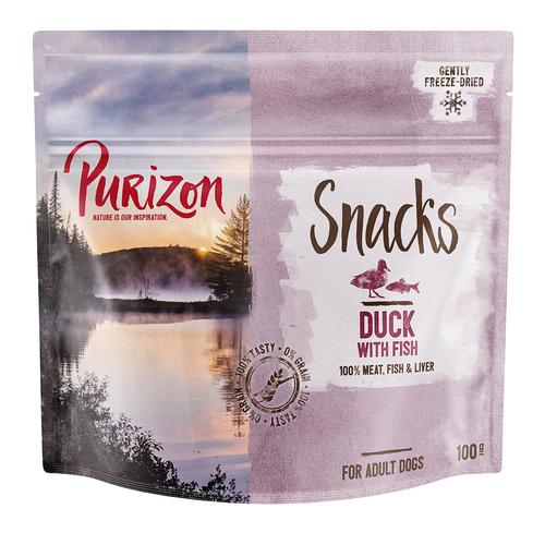 Purizon Snack Sparpaket 3 x 100 g - Ente mit Fisch