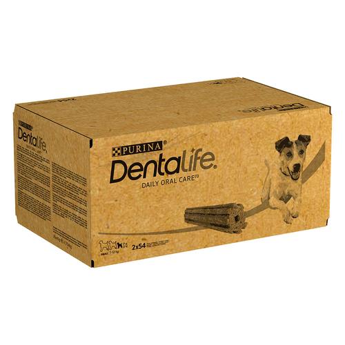 108 Sticks (36 x 49 g) PURINA Dentalife Tägliche Zahnpflege-Snacks für kleine Hunde (7-12 kg)...