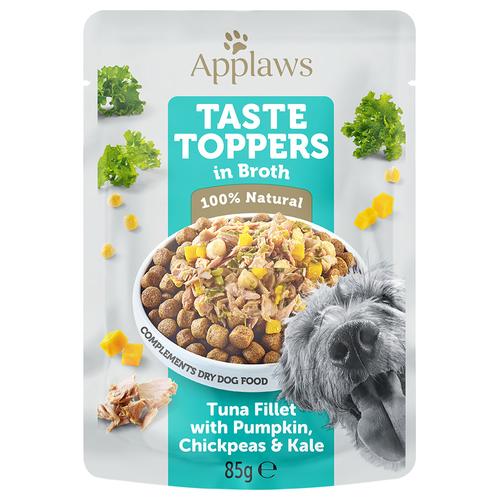 12x85g Applaws Hund Taste Toppers Pouch in Brühe Thunfisch mit Kürbis, Grünkohl & Kichererbsen...