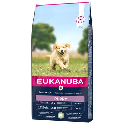 12 kg Eukanuba Puppy Large & Giant Breed Lamm & Reis Hundetrockenfutter