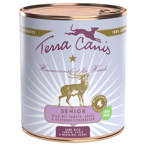 6 x 800 g Terra Canis Senior Getreidefrei Wild mit Tomate, Apfel und Gesundheitskräutern...
