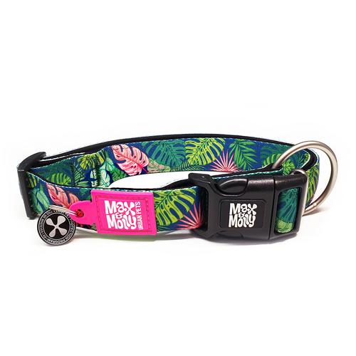 Max & Molly Smart ID Halsband Tropical Größe M: 34-55cm Halsumfang, B20mm Hund