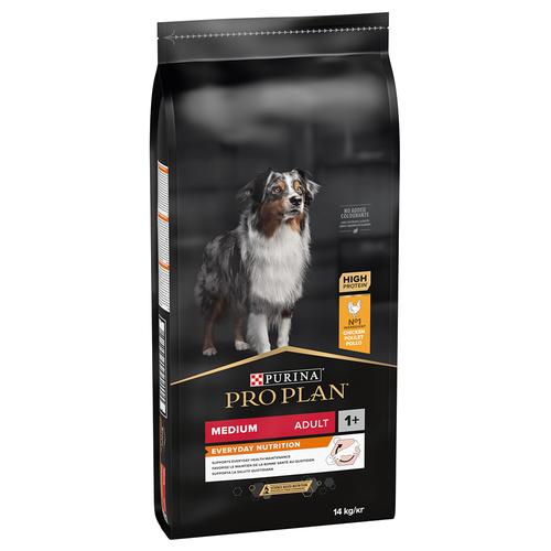 Sparpaket: 2x14kg PURINA PRO PLAN Medium Adult Everyday Nutrition Hundefutter trocken