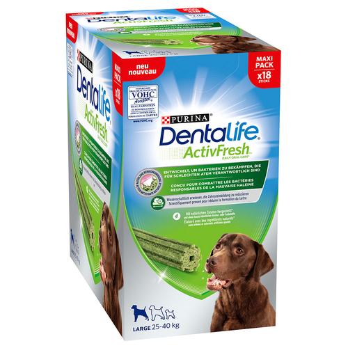 36 Sticks PURINA Dentalife Active Fresh Tägliche Zahnpflege-Snacks für große Hunde Hundesnacks