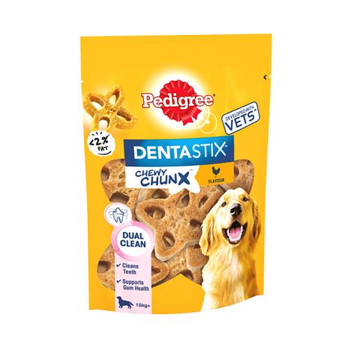 5x 68g Pedigree Dentastix Chewy Chunx Maxi Hundesnack mit Huhn