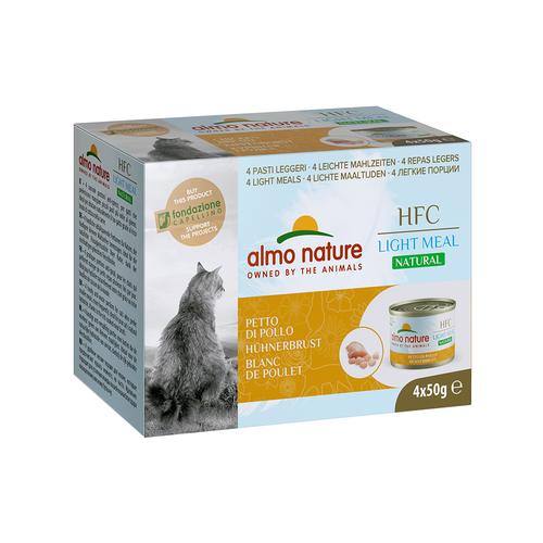 24x 50g Almo Nature HFC Natural Light Hühnerbrust Katzennassfutter