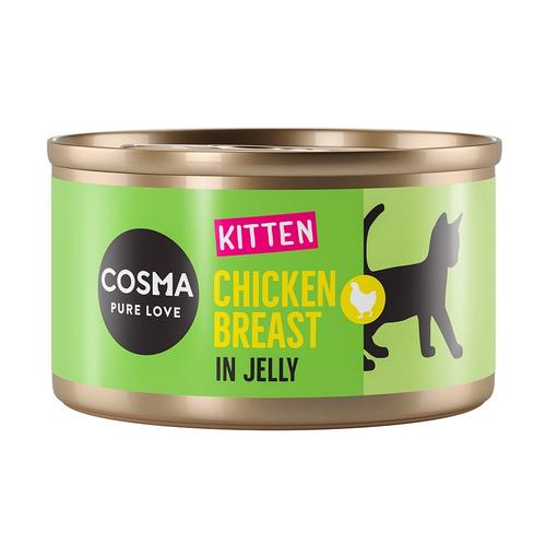 24x 85g Cosma Original Kitten Hühnchenbrust Nassfutter