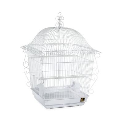 Prevue Pet Products Designer Scrollwork Series Jumbo Tiel Scrollwork Bird Cage in White