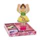 Melissa & Doug Magnetische Anziehpuppe aus Holz - Nina