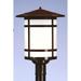 Arroyo Craftsman Berkeley 15 Inch Tall 1 Light Outdoor Post Lamp - BP-14L-RM-S