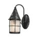 ELK Lighting Rustica 14 Inch Tall Outdoor Wall Light - 381-BK