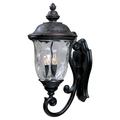 Maxim Lighting Carriage House 26 Inch Tall 3 Light Outdoor Wall Light - 3424WGOB
