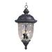 Maxim Lighting Carriage House 24 Inch Tall 3 Light Outdoor Hanging Lantern - 3427WGOB