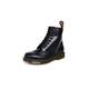 Dr. Martens Damen 1460 Combat Boots, Schwarz Black Smooth, 36 EU