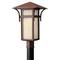 Hinkley Lighting 2571AR Post Mount - Harbor Anchor Bronze Contemporary Outdoor Mission Lights