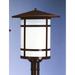 Arroyo Craftsman Berkeley 18 Inch Tall 1 Light Outdoor Post Lamp - BP-17L-RM-BZ