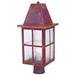 Arroyo Craftsman Hartford 20 Inch Tall 1 Light Outdoor Post Lamp - HP-8-AM-BK