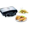 Tefal Ultracompact Sandwichmaker SM1552 | für dreieckige Sandwichtoasts | antihaftbeschichtete Platten | leichte Reinigung | kein Anbrennen | 700W | Sandwich-Grill | 26.5 x 12 x 26 cm