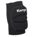 Kempa KNIE INDOOR SUPPORT GEPOLSTERT, Knie-Schoner für Handball, Volleyball etc., Knie-Schützer für Herren, Damen, Kinder, Protektoren, 1 Paar, schwarz