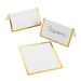 Everly Quinn Gold Foil Trim Place Card Holder | 3 H x 3.5 W x 3 D in | Wayfair 5E867F5F432546C9A282376DF099ECB2