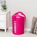 Rebrilliant Laundry Hamper w/ Handles Fabric in Pink | 26.77 H x 13.78 W x 23.62 D in | Wayfair 1348EEAE062F43F4AD286DC5507197BC