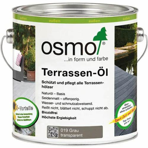 Osmo - Terrassen-Öl 3,0 Ltr grau