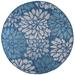 JONATHAN Y Marvao Modern Floral Textured Weave Indoor/Outdoor Area Rug