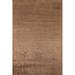 Jute/ Wool Brown Contemporary Area Rug Hand-knotted Decorative Carpet - 5'3" x 7'9"