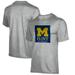 Men's Gray University of Michigan-Flint Ice Hockey Name Drop T-Shirt