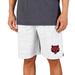 Men's Concepts Sport White/Charcoal Arkansas State Red Wolves Throttle Knit Jam Shorts