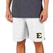Men's Concepts Sport White/Charcoal ETSU Buccaneers Throttle Knit Jam Shorts