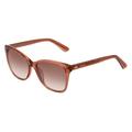 Calvin Klein CK 21529 S Damen-Sonnenbrille Vollrand Eckig Kunststoff-Gestell, braun