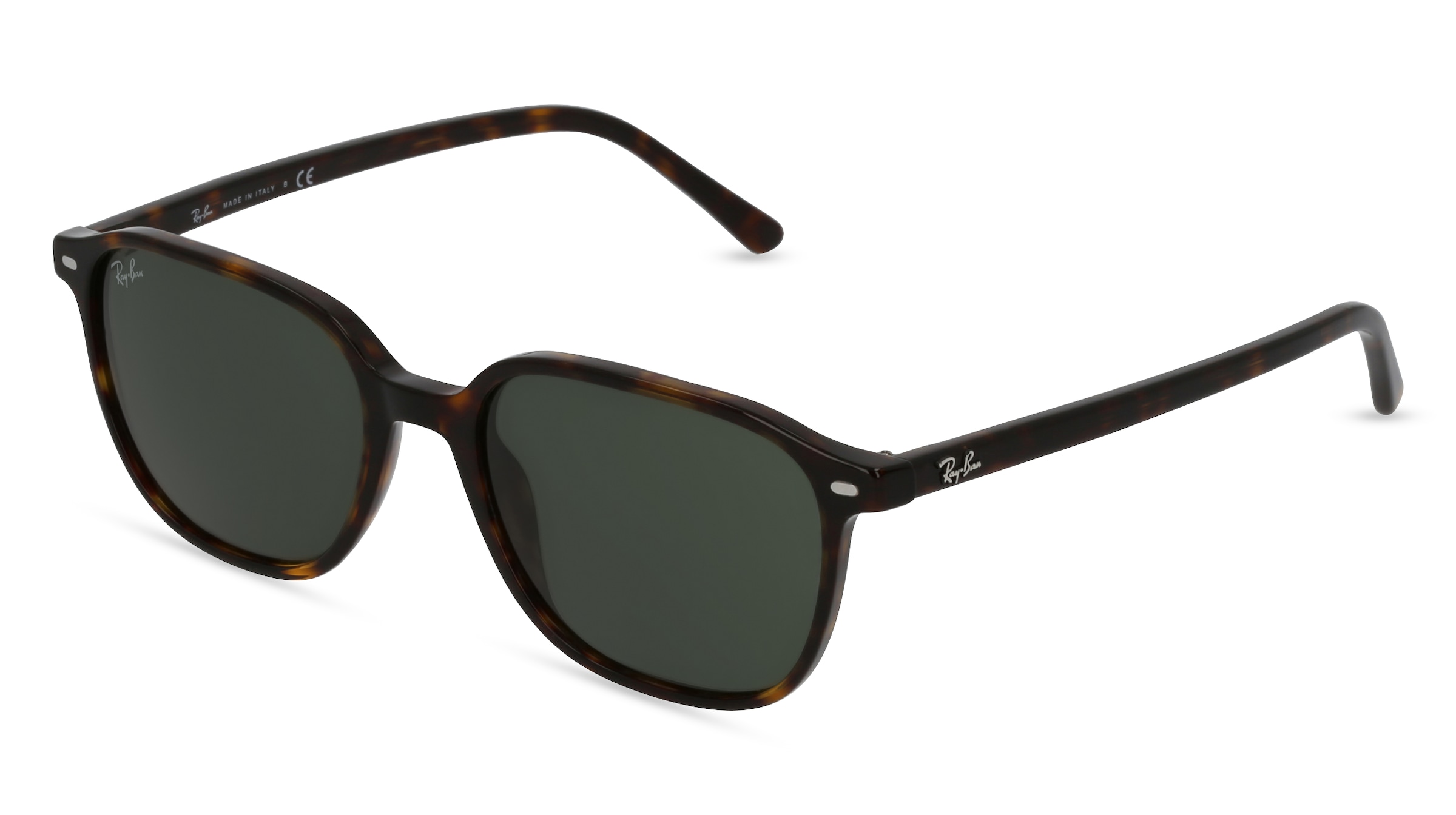 Ray-Ban RB 2193 LEONARD Unisex-Sonnenbrille Vollrand Quadratisch Acetat-Gestell, braun